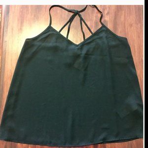 Abercrombie & Fitch Large Black Strappy Back Tank Top